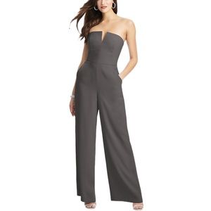 Strapless Crepe Jumpsuit size 0 by Dressy Collection